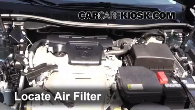 2012 Toyota Camry LE 2.5L 4 Cyl. Filtro de aire (motor) Cambio